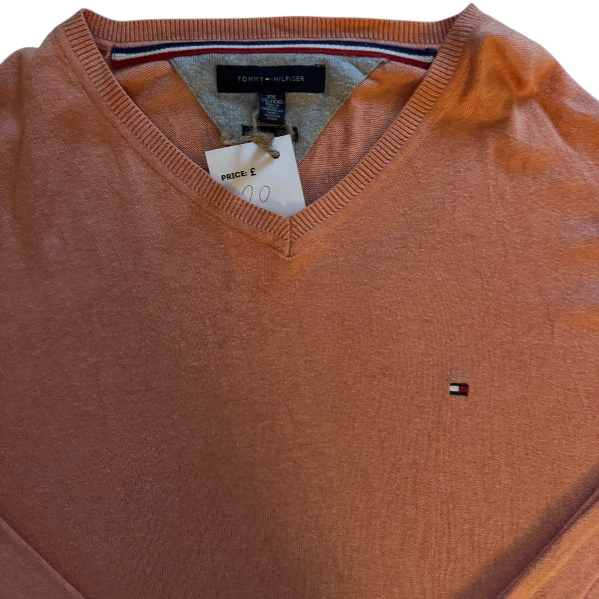XXL Tommy Hilfiger Orange Knitted Jumper