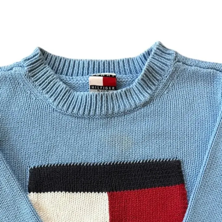 Aged 2 Tommy Hilfiger Blue Knitted Jumper