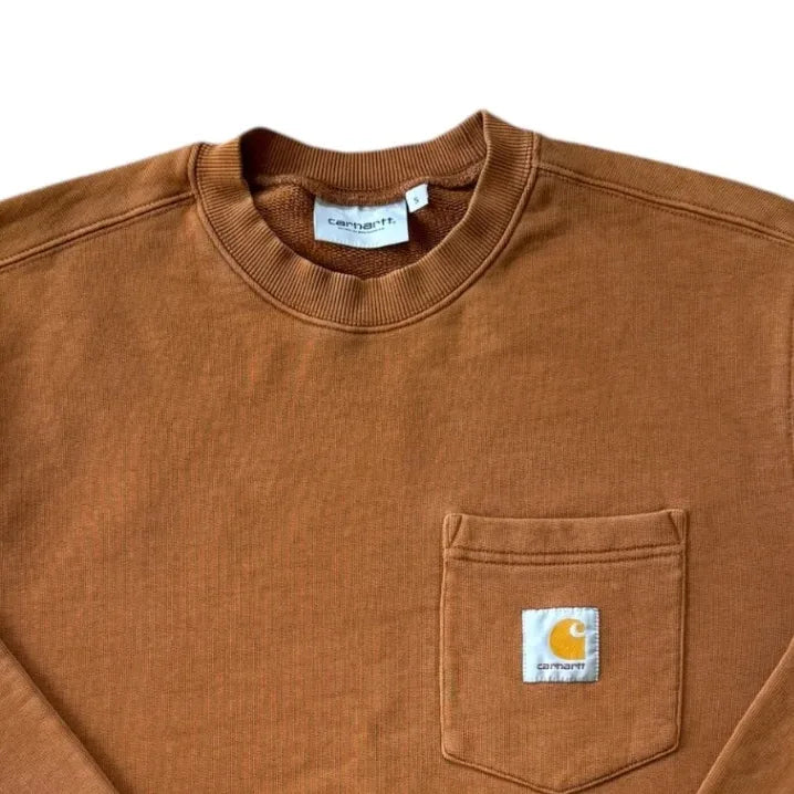 Small Carhartt Brown Sweatshirt