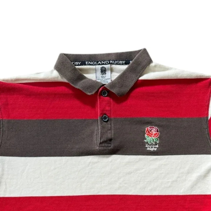 XXL England Rugby Red Polo Shirt