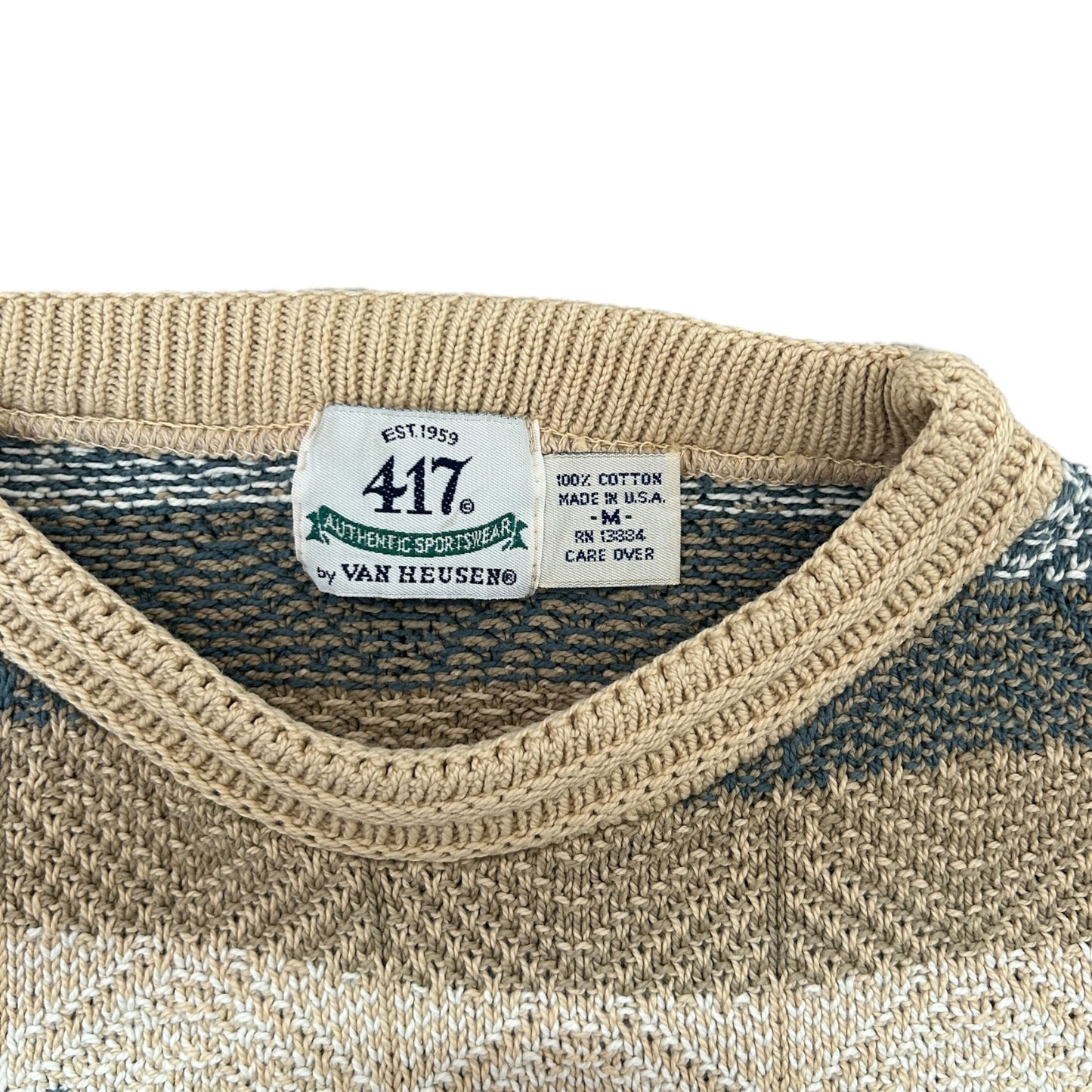 Medium Van Heusen Striped Knitted Jumper