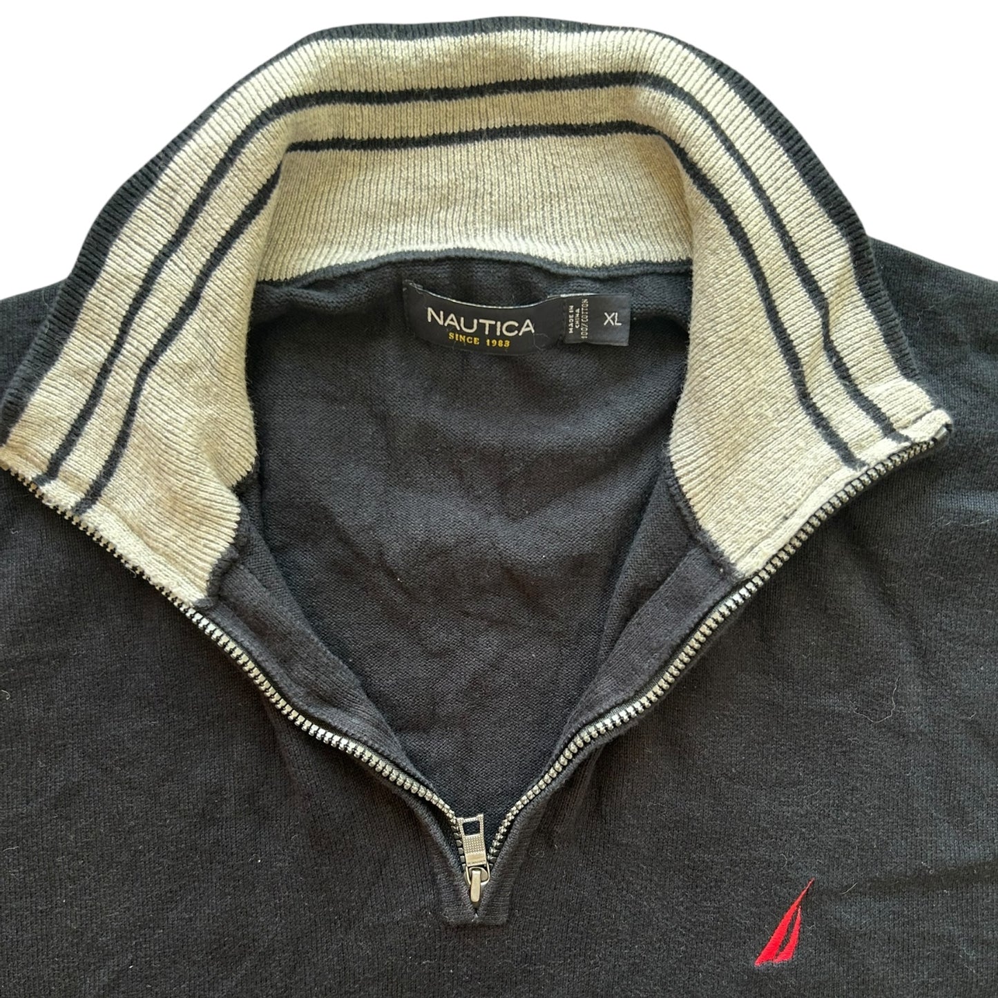 Extra Large Nautica Navy 1/4 Zip