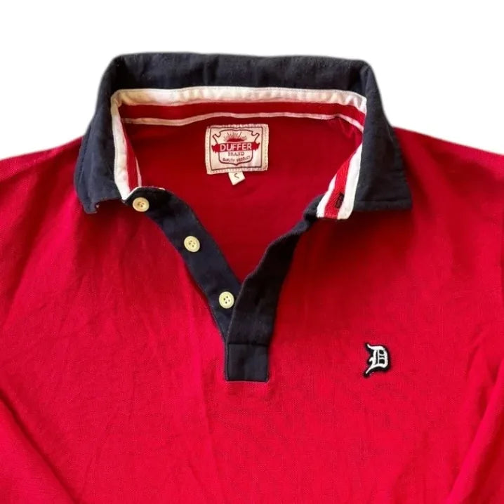 Small Duffer Red Rugby Shirt