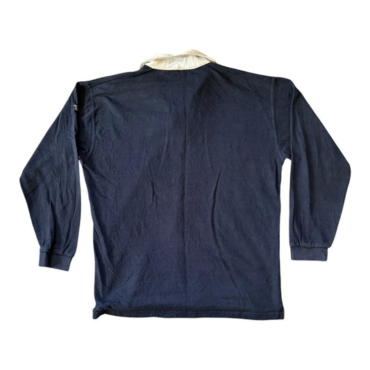 Large Timberland Navy Rugby Shirt