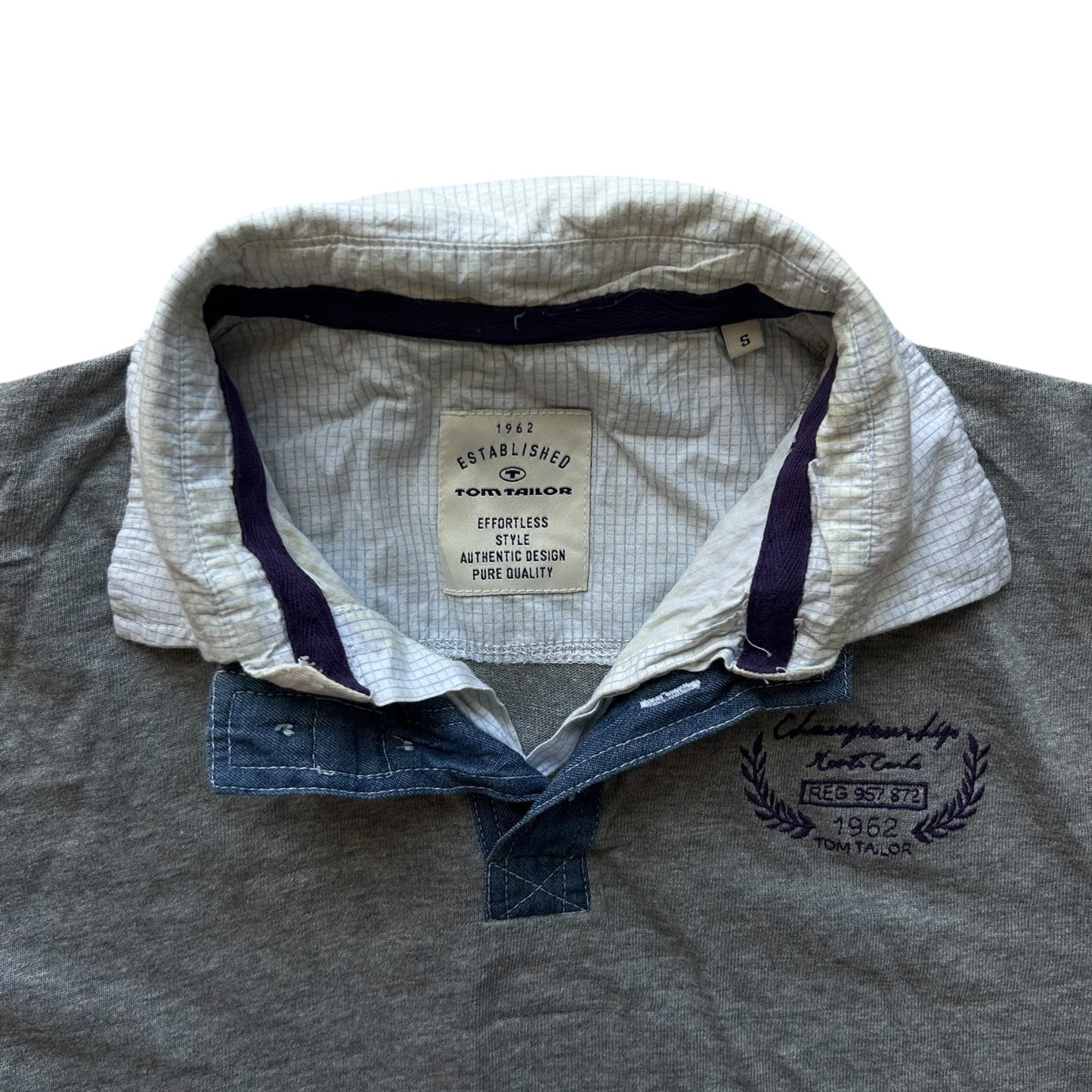 Small Tom Tailor Grey Rugby Shirt