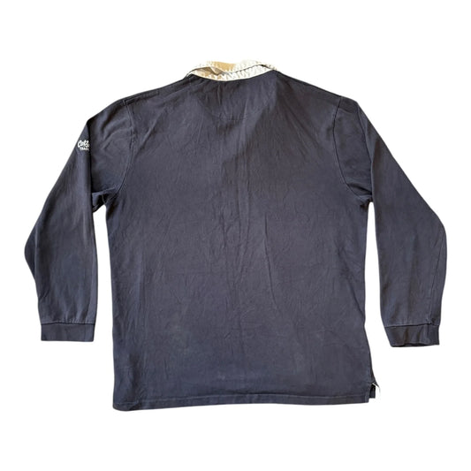Extra large Cotton Traders Navy Rugby Shirt
