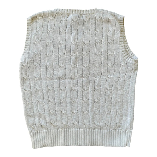Aged 6 Ralph Lauren White Sweater Vest