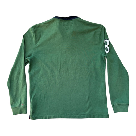 Large Tommy Hilfiger Green Rugby Shirt