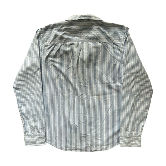 Large Tommy Hilfiger Blue Striped Shirt