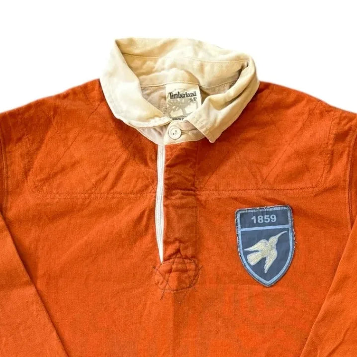 Small Timberland Orange Rugby Shirt