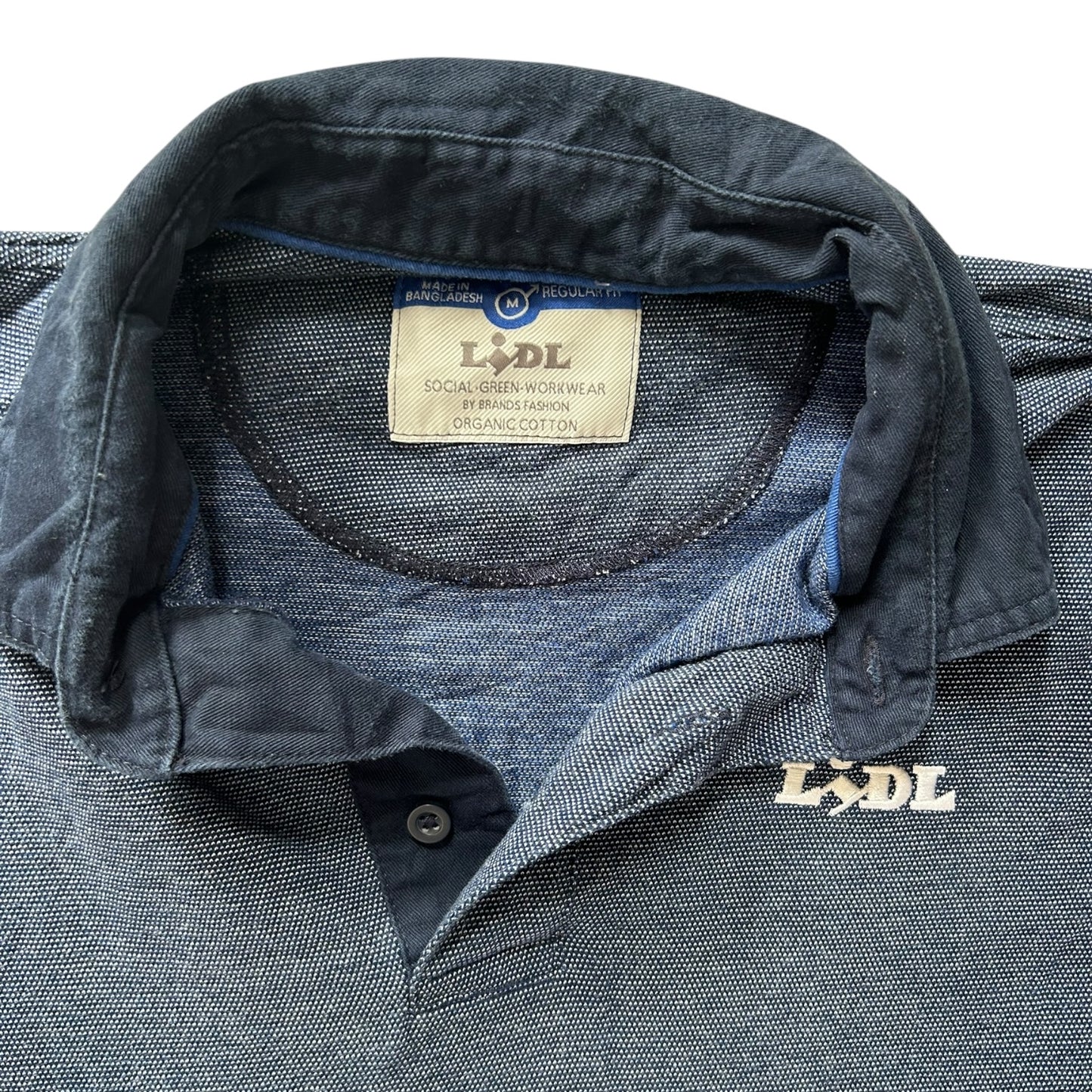 Medium Lidl Blue Polo Shirt