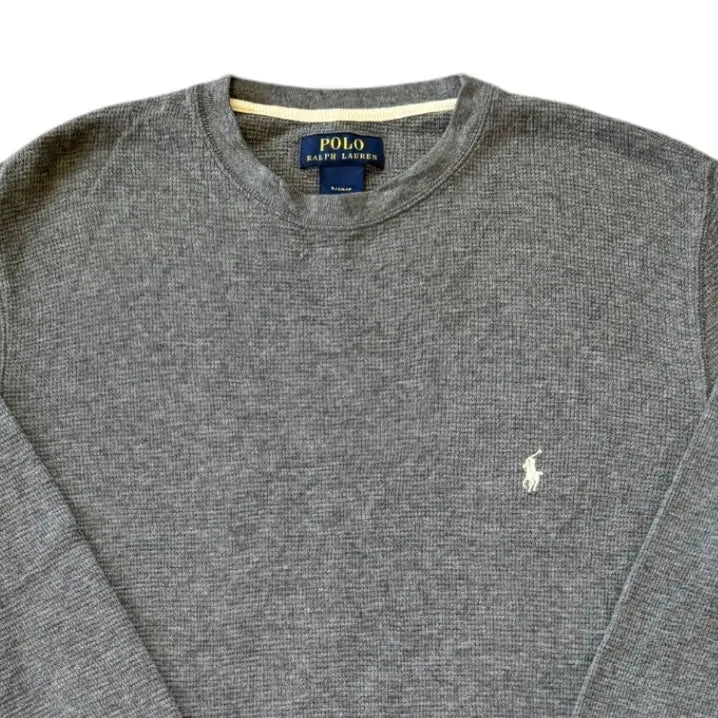 Small Ralph Lauren Grey Long Sleeved T-Shirt