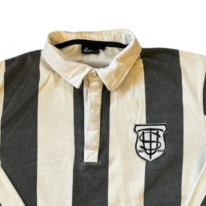 Large Adishatz White Rugby Shirt