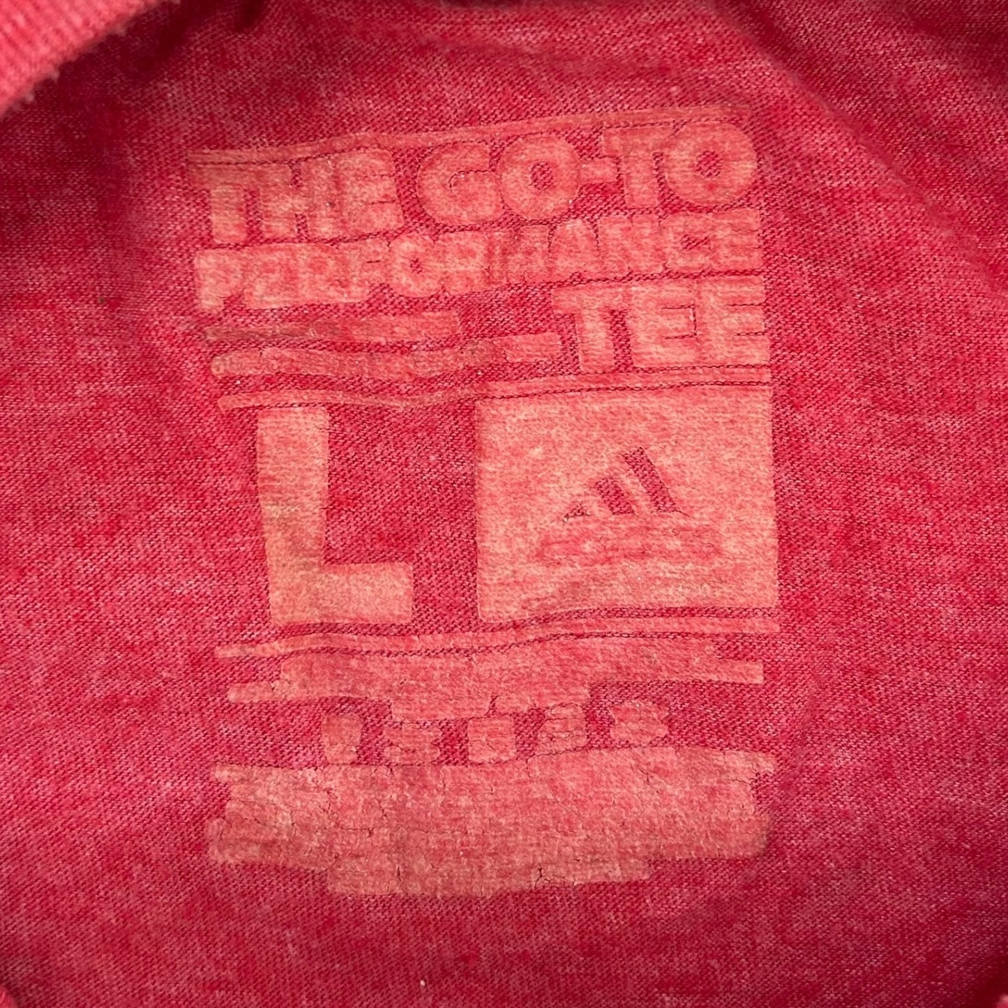Large Adidas Red T-Shirt