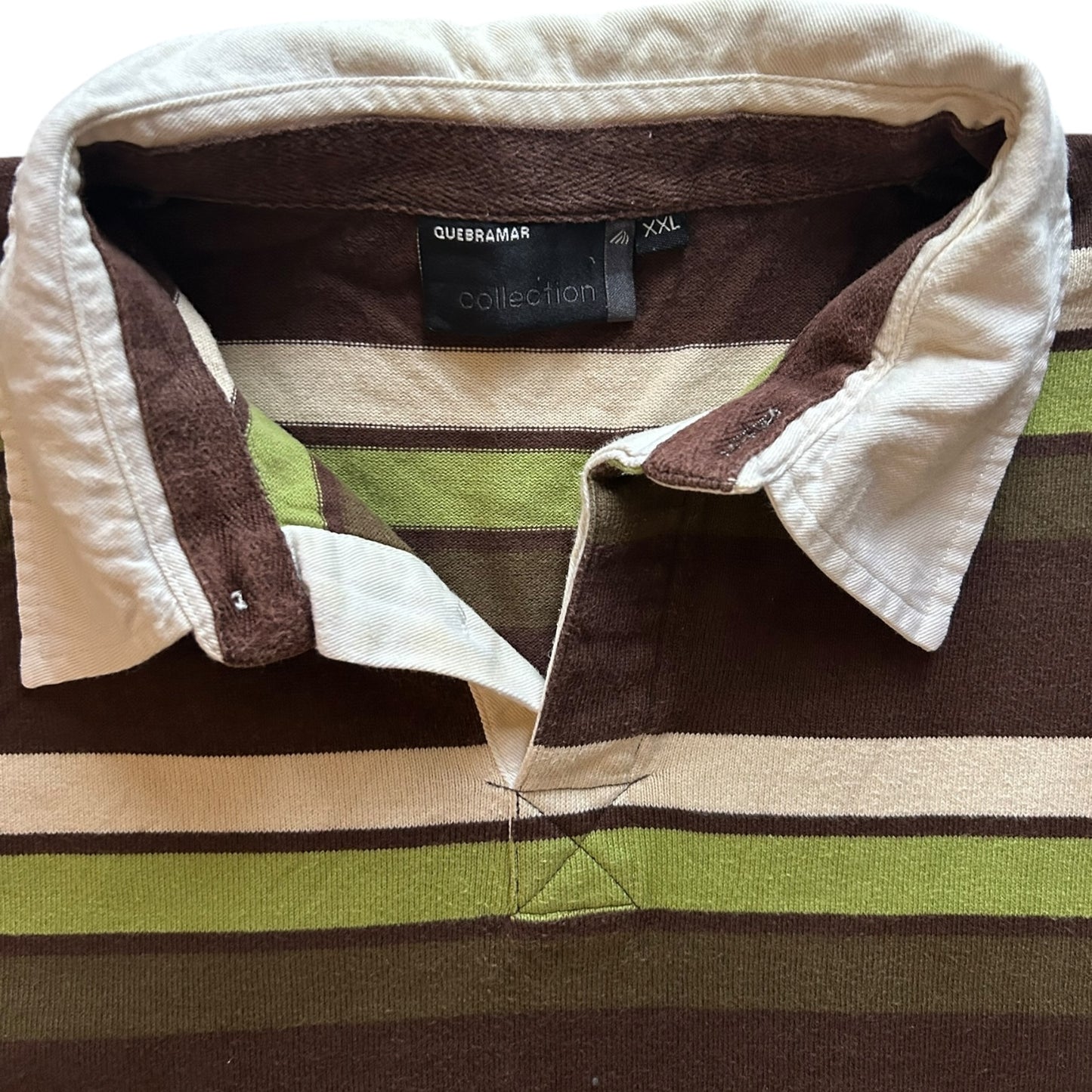 XXL Quebramar Brown Rugby Shirt