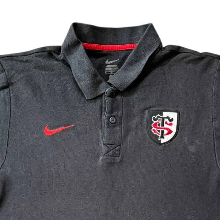 Small Nike Black Toulouse Rugby Club Polo Shirt