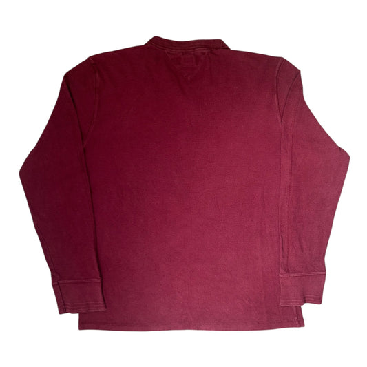 Large Tommy Hilfiger Burgundy Long Sleeve T-Shirt