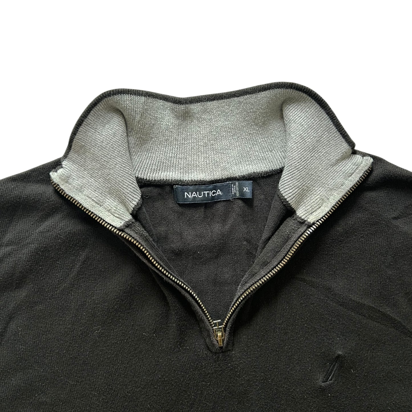 Extra Large Nautica Black 1/4 Zip