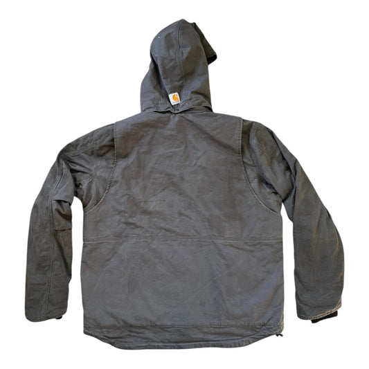 Large Carhartt Grey Full Swing Active Hooded Jacket