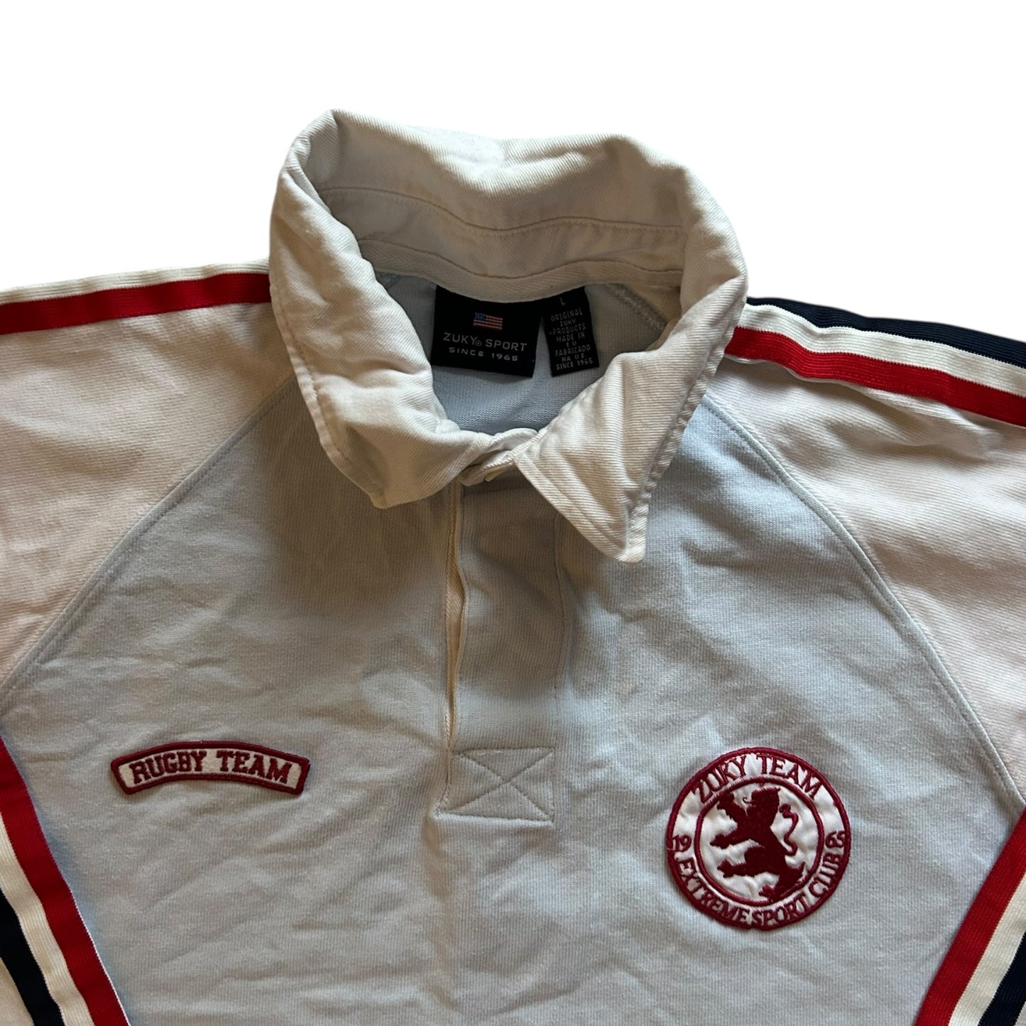 Large Zuky Sport Light Blue Rugby Shirt