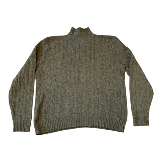 Extra large Ralph Lauren Green Lambs Wool 1/4 Zip