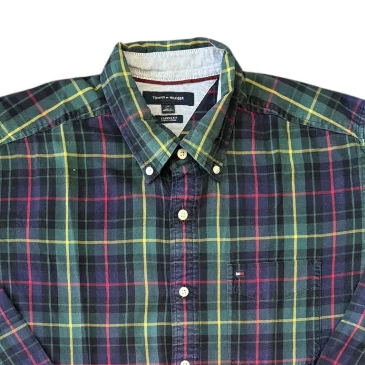 Large Ralph Lauren Green Shirt - Sewn up