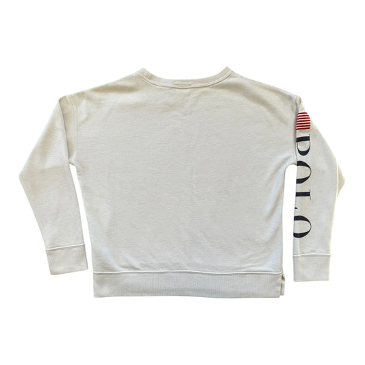 Womans Small Ralph Lauren White Polo Sweatshirt