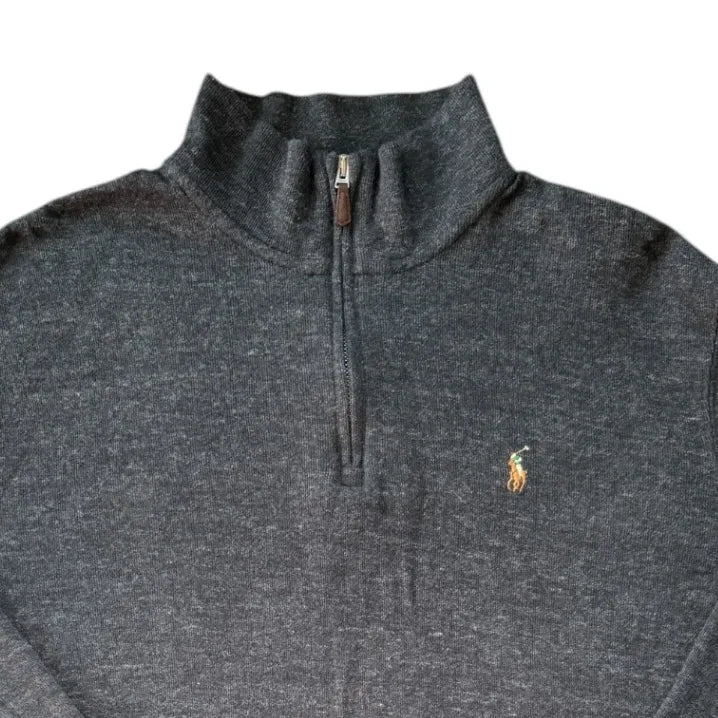 Large Ralph Lauren Grey 1/4 Zip