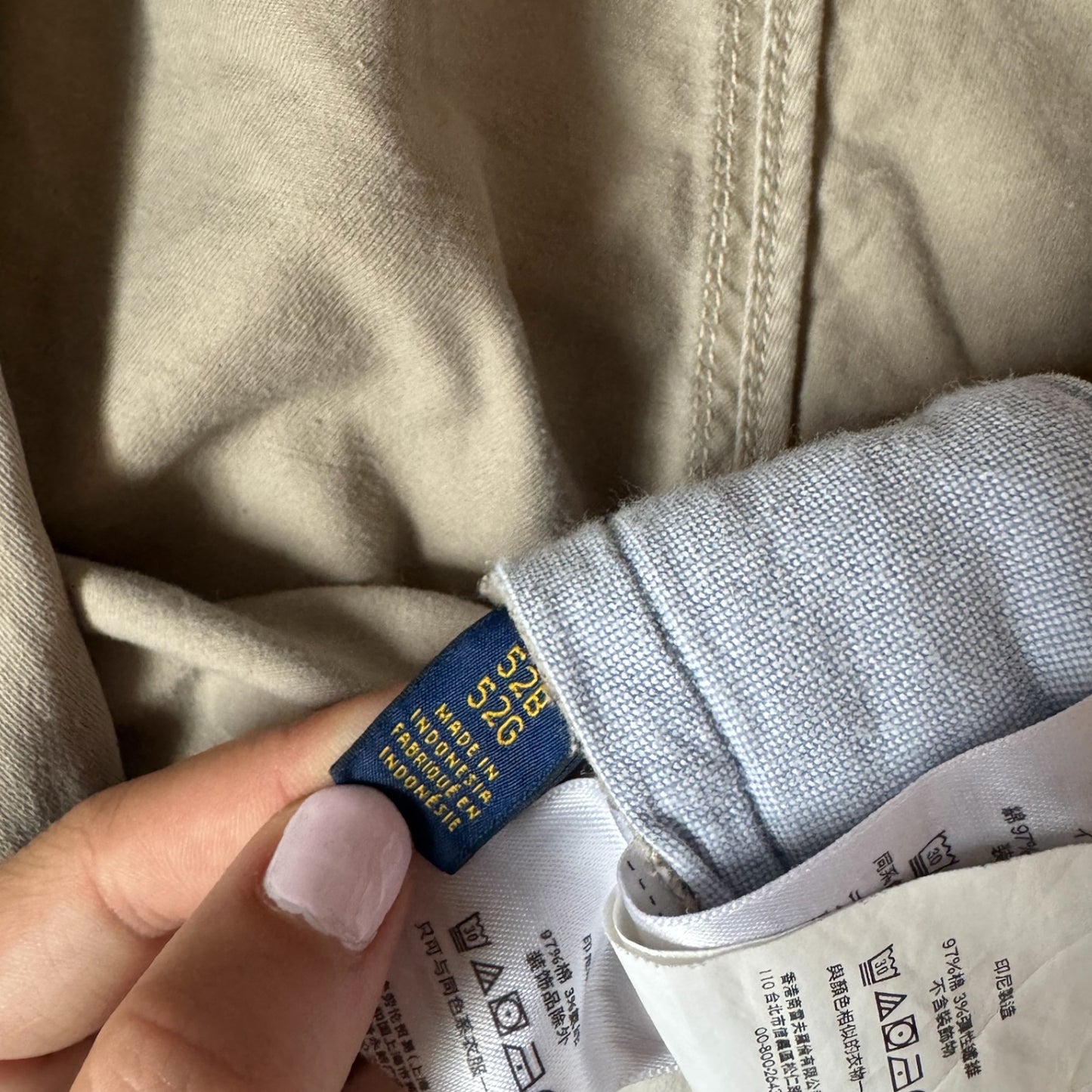 Size 52 Ralph Lauren Beige Shorts