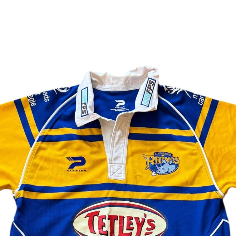 Medium Patrick Blue 2015 Leeds Rhinos Rugby Shirt