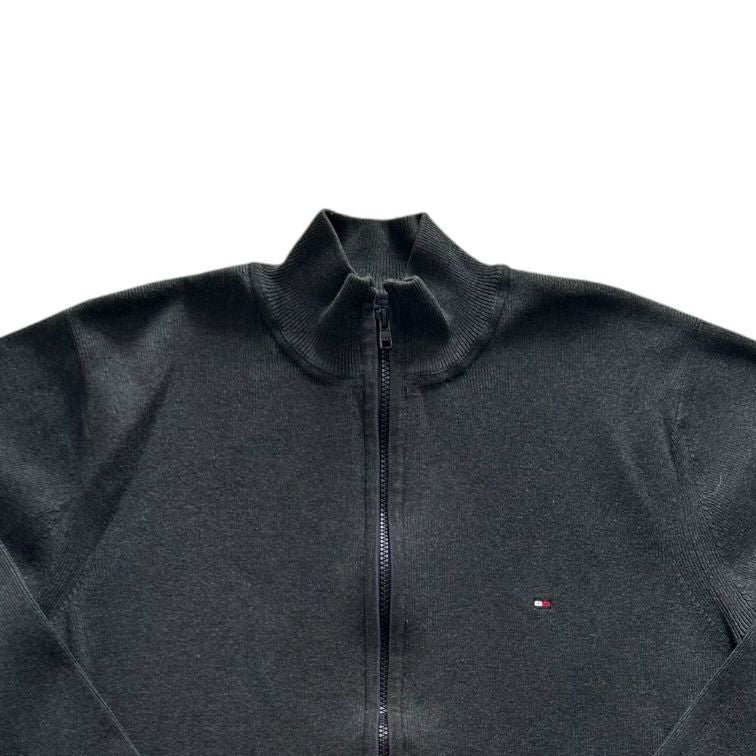 Woman's Extra large Tommy Hilfiger Black Full Zip Jumper