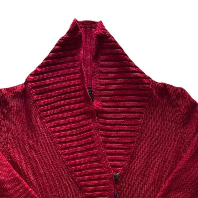 Woman's Extra large Ralph Lauren Red Shawl Neck Jumper
