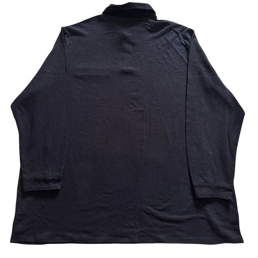 6XL Kiabi Washed Navy Rugby Shirt
