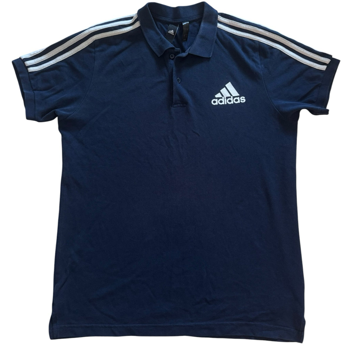 Large Adidas Navy Polo Shirt