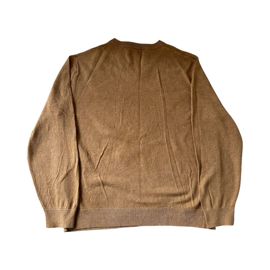 XXL Nautica Brown V-Neck Jumper