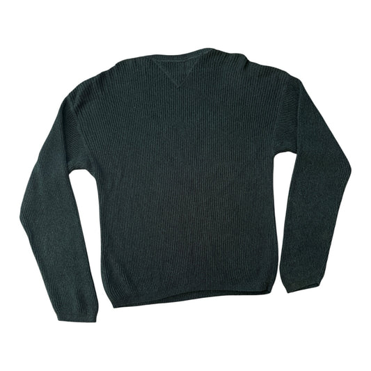 Extra large Tommy Hilfiger Green Ribbed Heavy Knitted Jumper