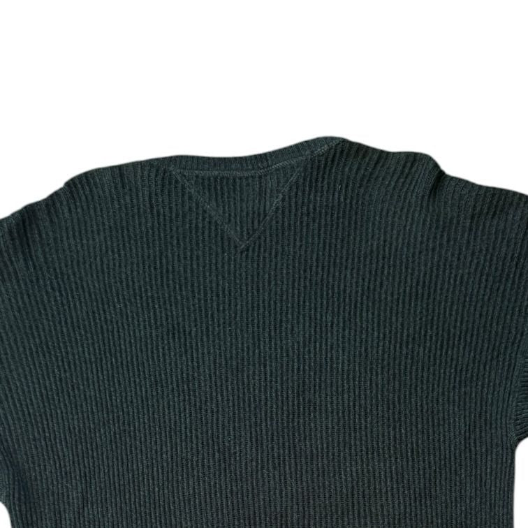Extra large Tommy Hilfiger Green Ribbed Heavy Knitted Jumper