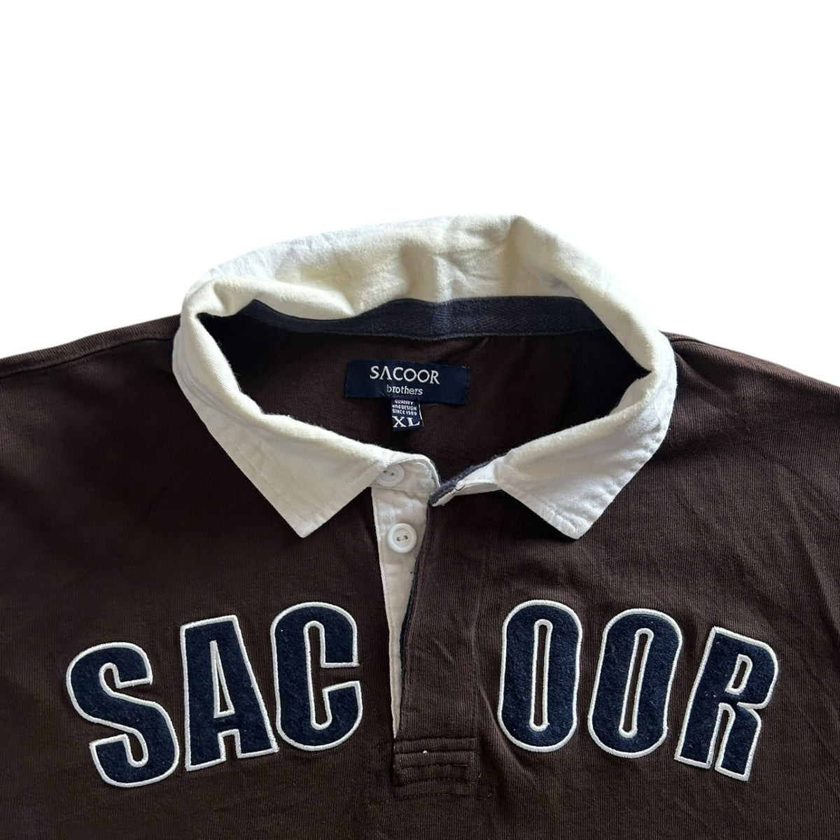 Extra large Saccoor Brown Rugby Shirt