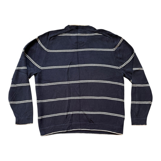 Extra large Nautica Navy and White Knitted Jumper