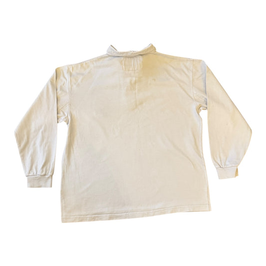 Large Cotton Traders White Rugby Shirts