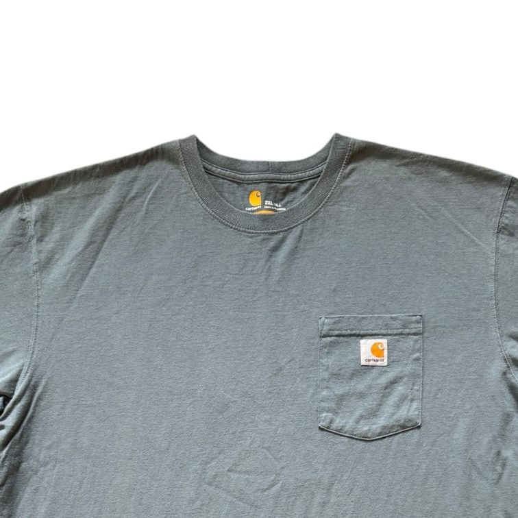 XXL tall Carhartt Blue Pocket T-Shirt