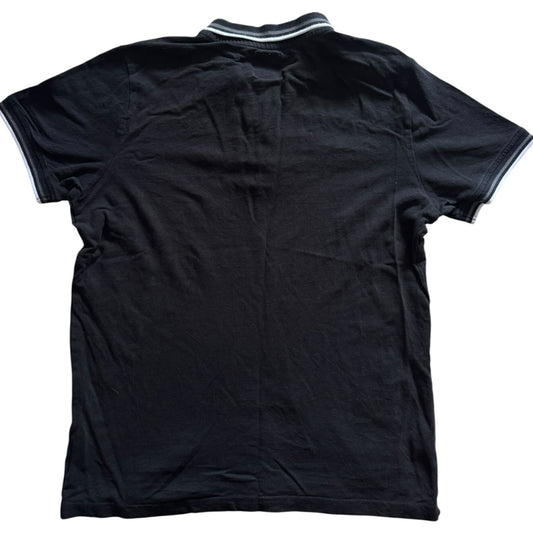 Large Kappa Black Polo Shirt