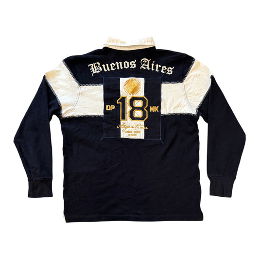 Small Kevingston Navy Argentina Rugby Shirt