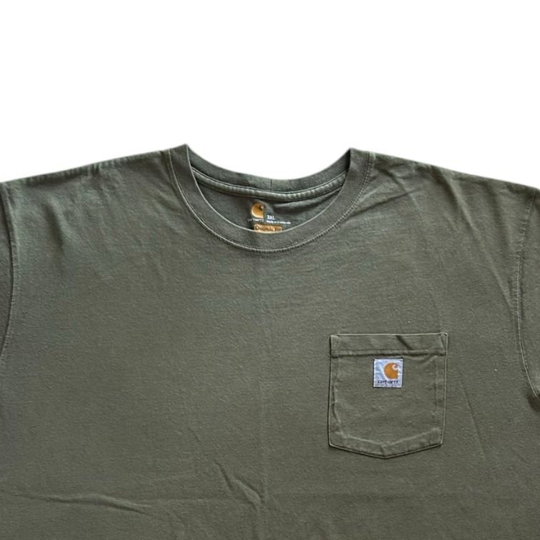 3XL Carhartt Green T-Shirt