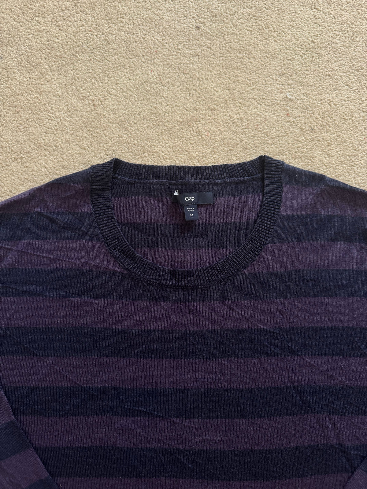 Medium Gap Purple and Navy Thin Sweatshirt