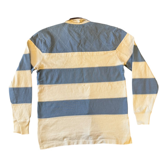 Large Tommy Hilfiger Blue And White Rugby Shirt