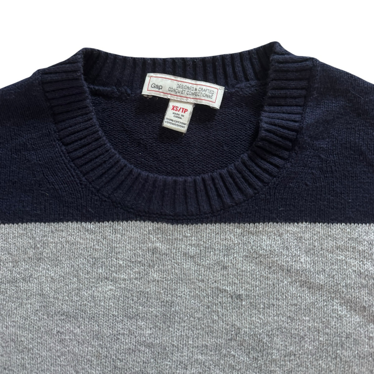 Extra small Gap Navy and Grey Sweatshirt