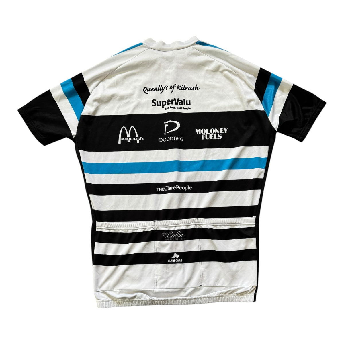 5XL Delotec White Magpie & Proud Cycling Shirt