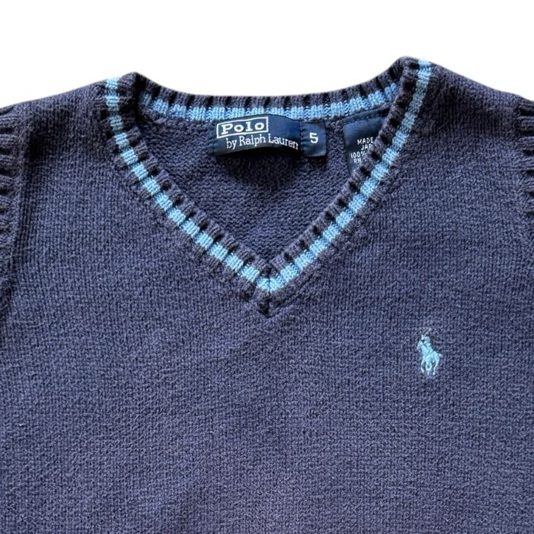 Aged 5 Ralph Lauren Navy Sweater Vest