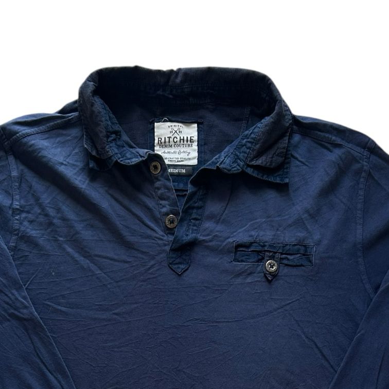 Medium Ritchie Navy Rugby Shirt